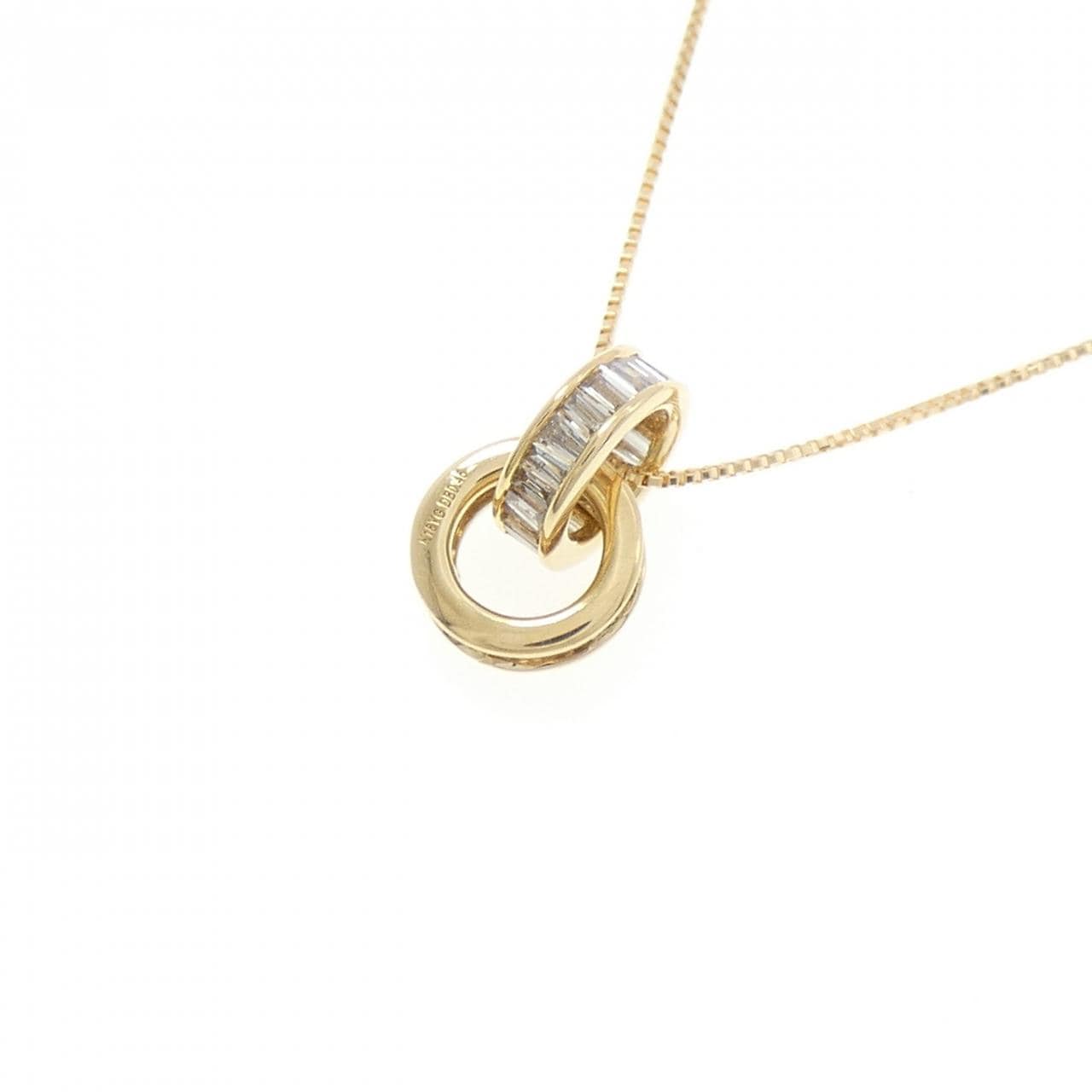 K18YG ダイヤモンド ネックレス 0.45CT