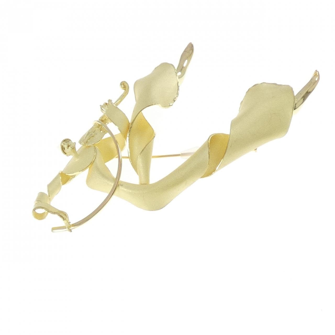 トモヤス K18YG ブローチ