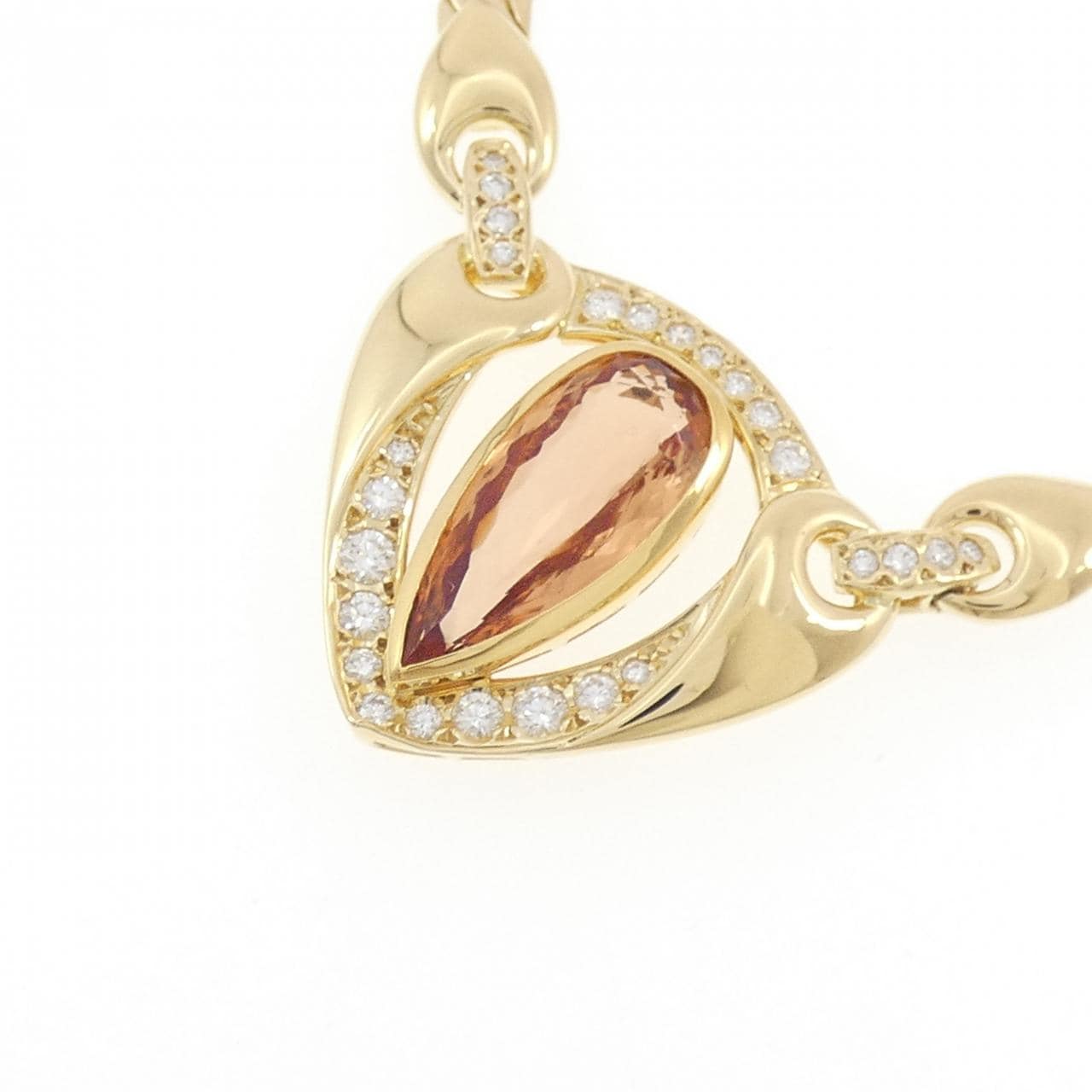 ミキモト インペリアルトパーズ ネックレス 5.06CT