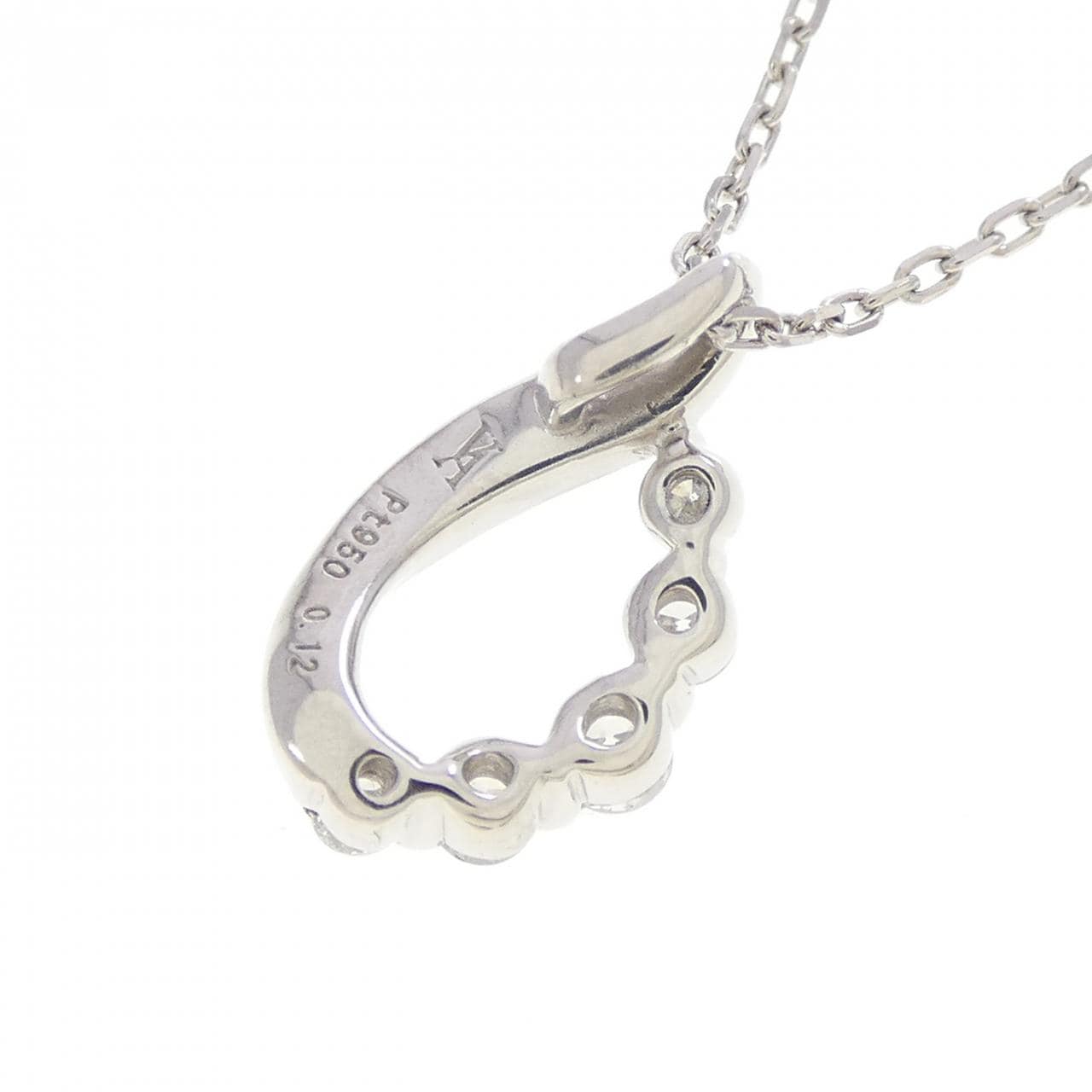 ヴァンドーム ダイヤモンド ネックレス 0.12CT