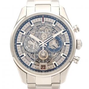 【ノーメンテナンス還元価格】ゼニス クロノマスターエルプリメロフルオープン 03.2081.400/78.C813 SS 自動巻