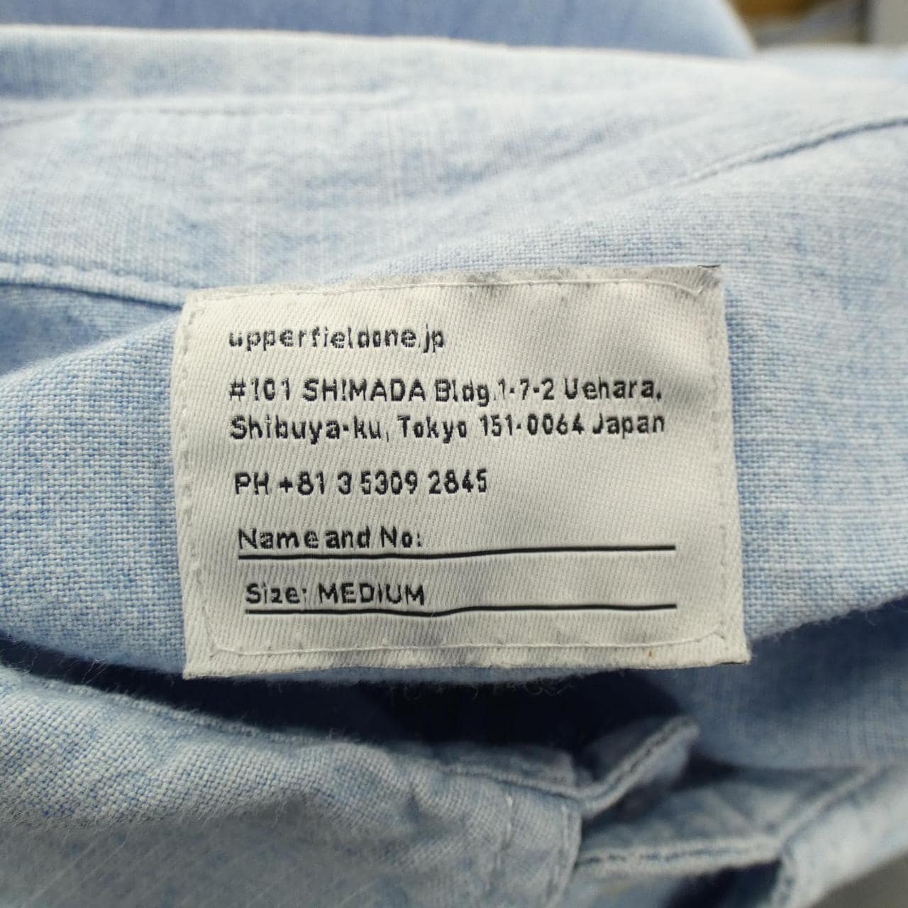 UPPER FIELD ONE シャツ