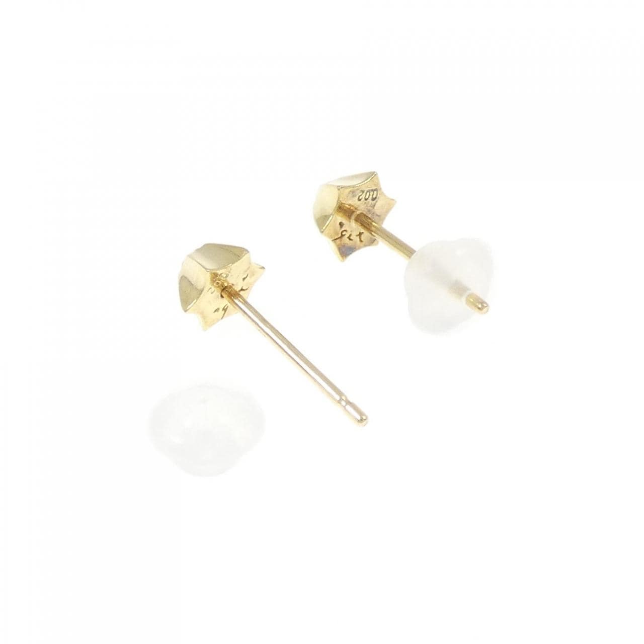 アガット ダイヤモンド ピアス 0.04CT