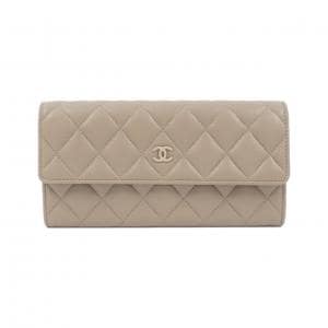 CHANEL bifold long wallet