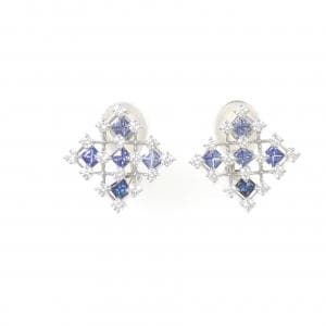 MIKIMOTO Sapphire Earrings 1.18CT
