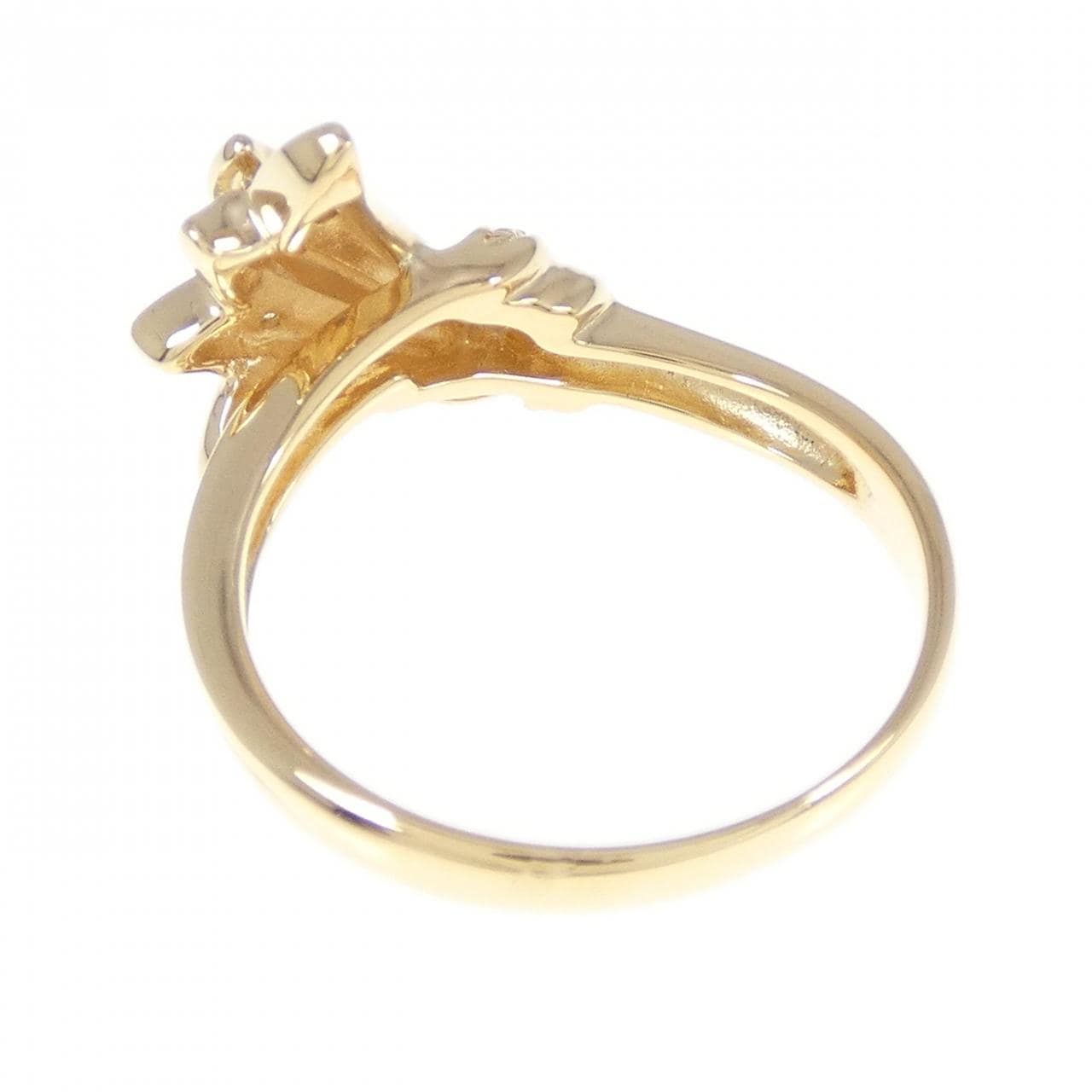 K18YG ダイヤモンド リング 0.124CT