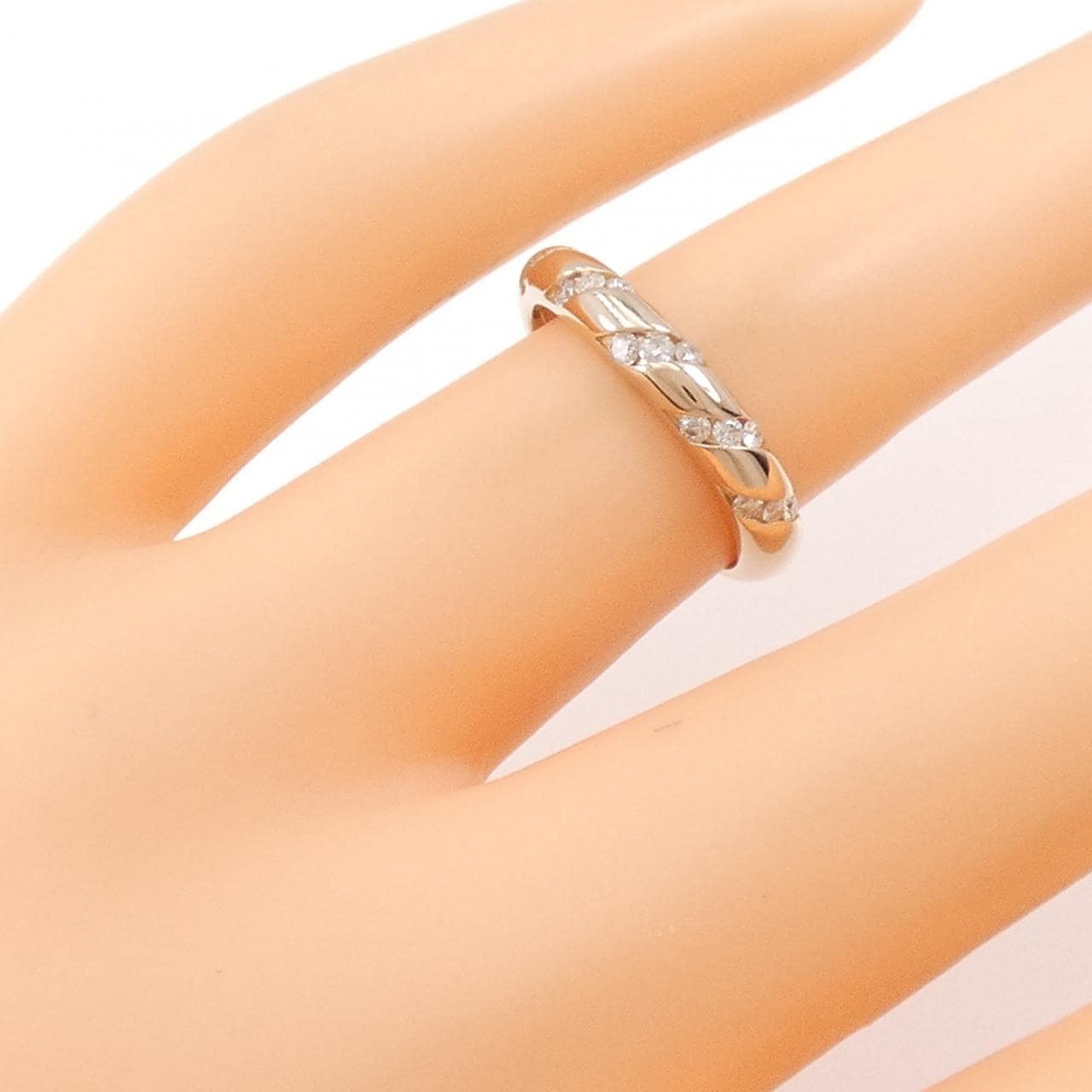 K18PG ダイヤモンド リング 0.17CT