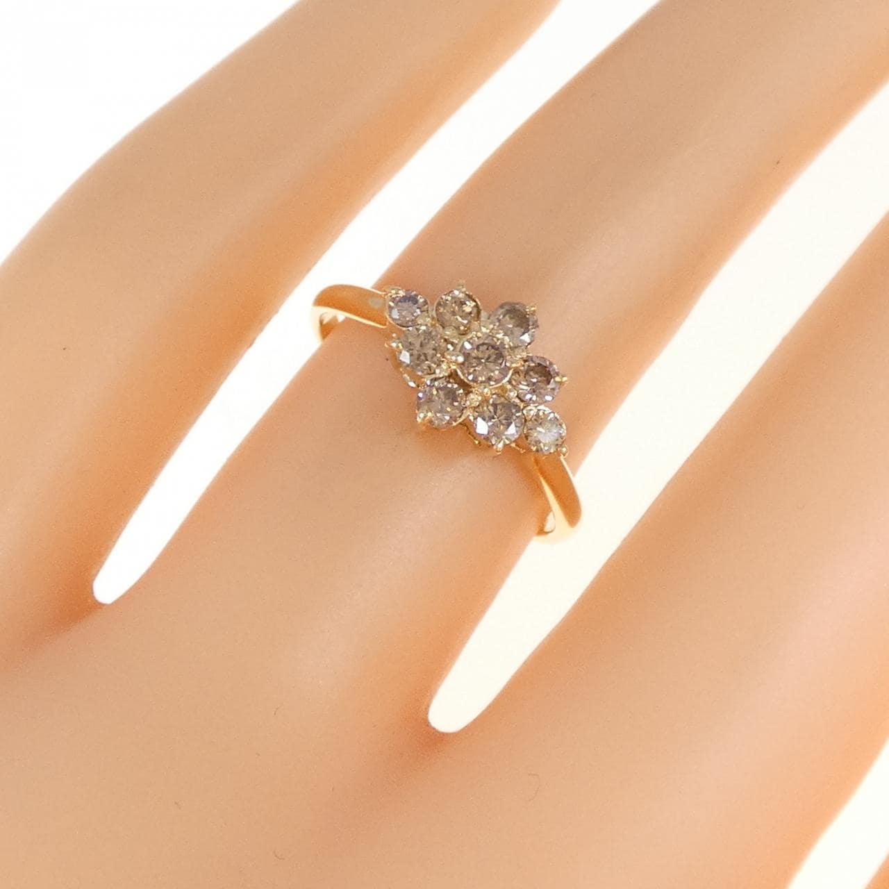 K18YG ダイヤモンド リング 0.50CT