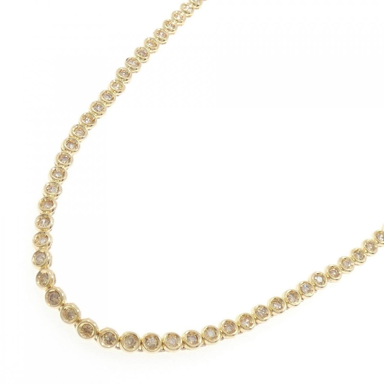 K18YG ダイヤモンド ネックレス 4.0CT