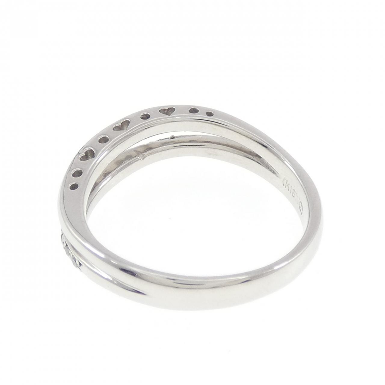 K18WG ダイヤモンド リング 0.07CT