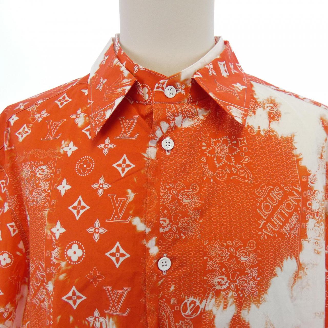 ルイヴィトン LOUIS VUITTON モノグラムバンダナショートスリーブシャツ HNS07XNW0 S/Sシャツ
