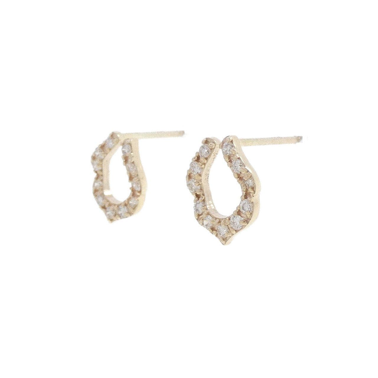 【リメイク】K10YG ダイヤモンド ピアス 0.20CT