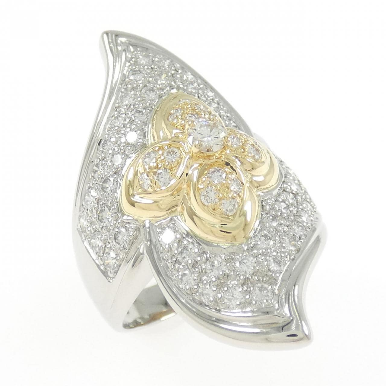 PT900/18KYG ダイヤモンド リング 1.26CT