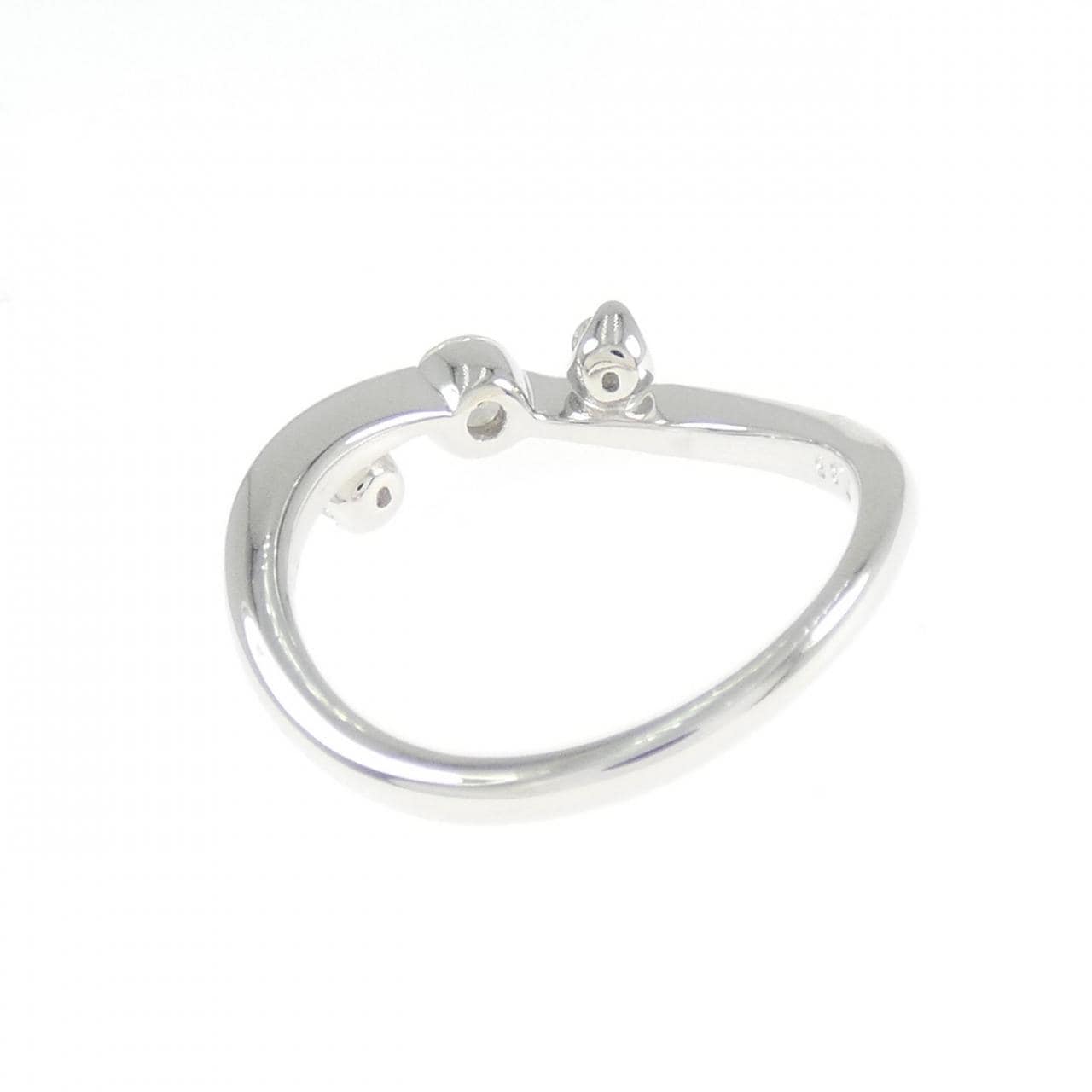 K18WG ダイヤモンド リング 0.35CT