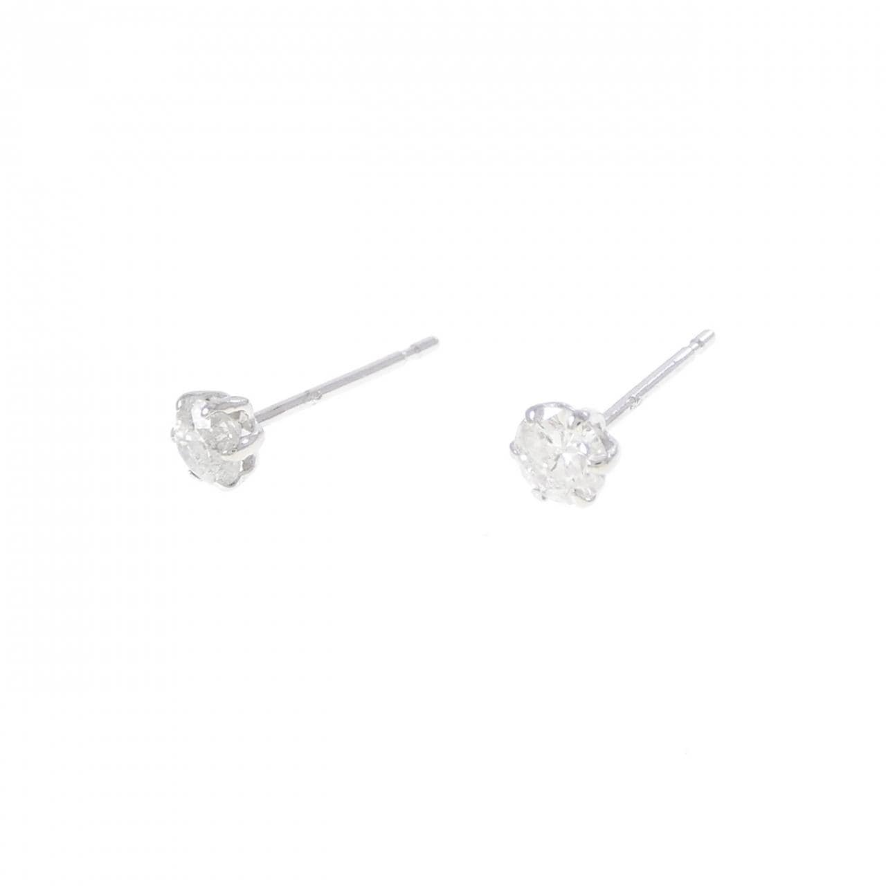 PT900 ダイヤモンド ピアス 0.30CT