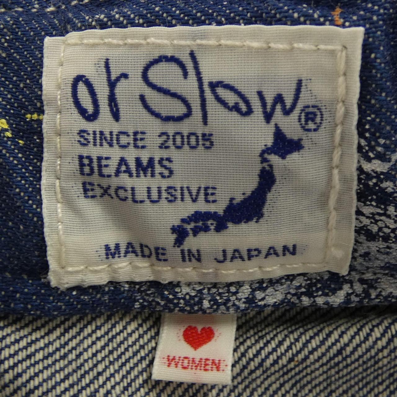 オアスロウ OR SLOW BEAMS ジーンズ