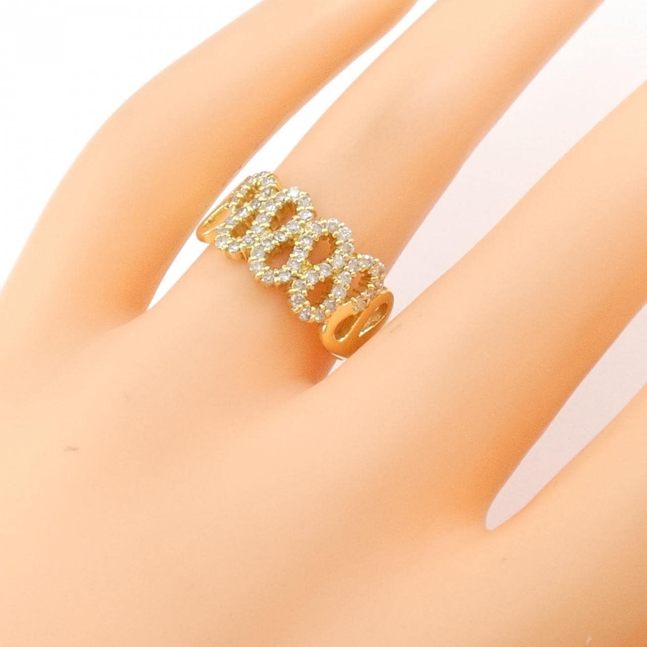 K18YG ダイヤモンド リング 0.50CT