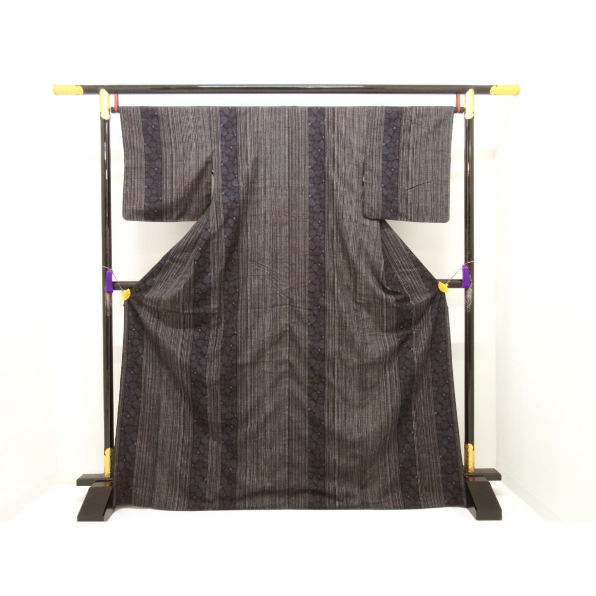 紬　証紙付　【本場結城紬】