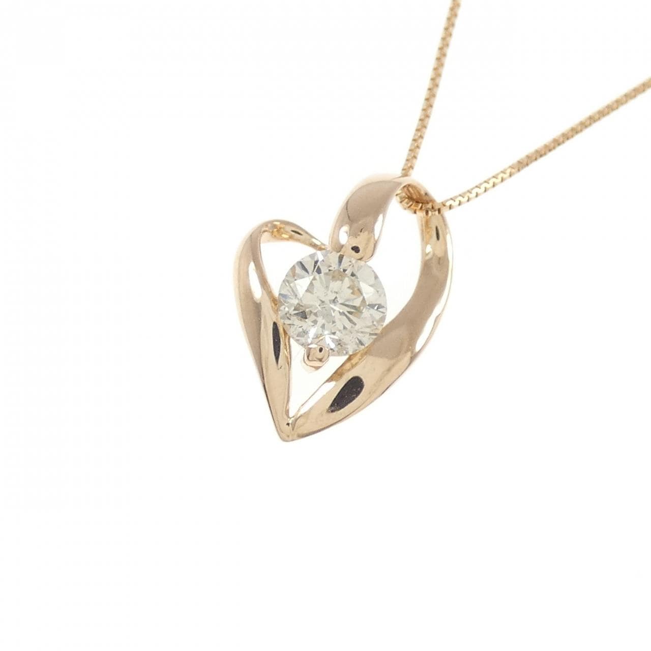 K18PG ダイヤモンド ネックレス 0.30CT