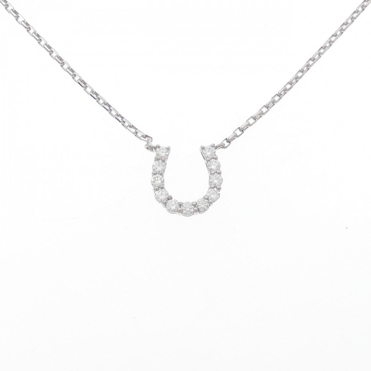 PT900/PT850 ホースシュー ダイヤモンド ネックレス 0.502CT