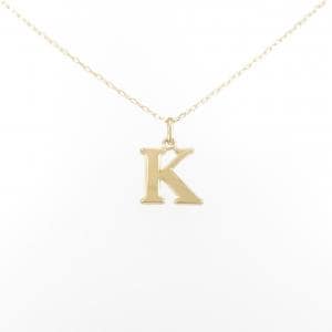 K18YG イニシャルK ネックレス