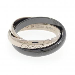 カルティエ トリニティ ブラック&ホワイト リング