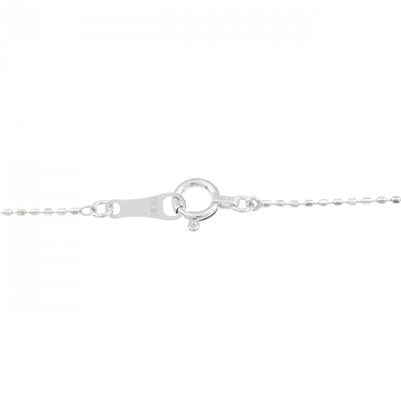 K18WG ペリドット ネックレス 0.60CT