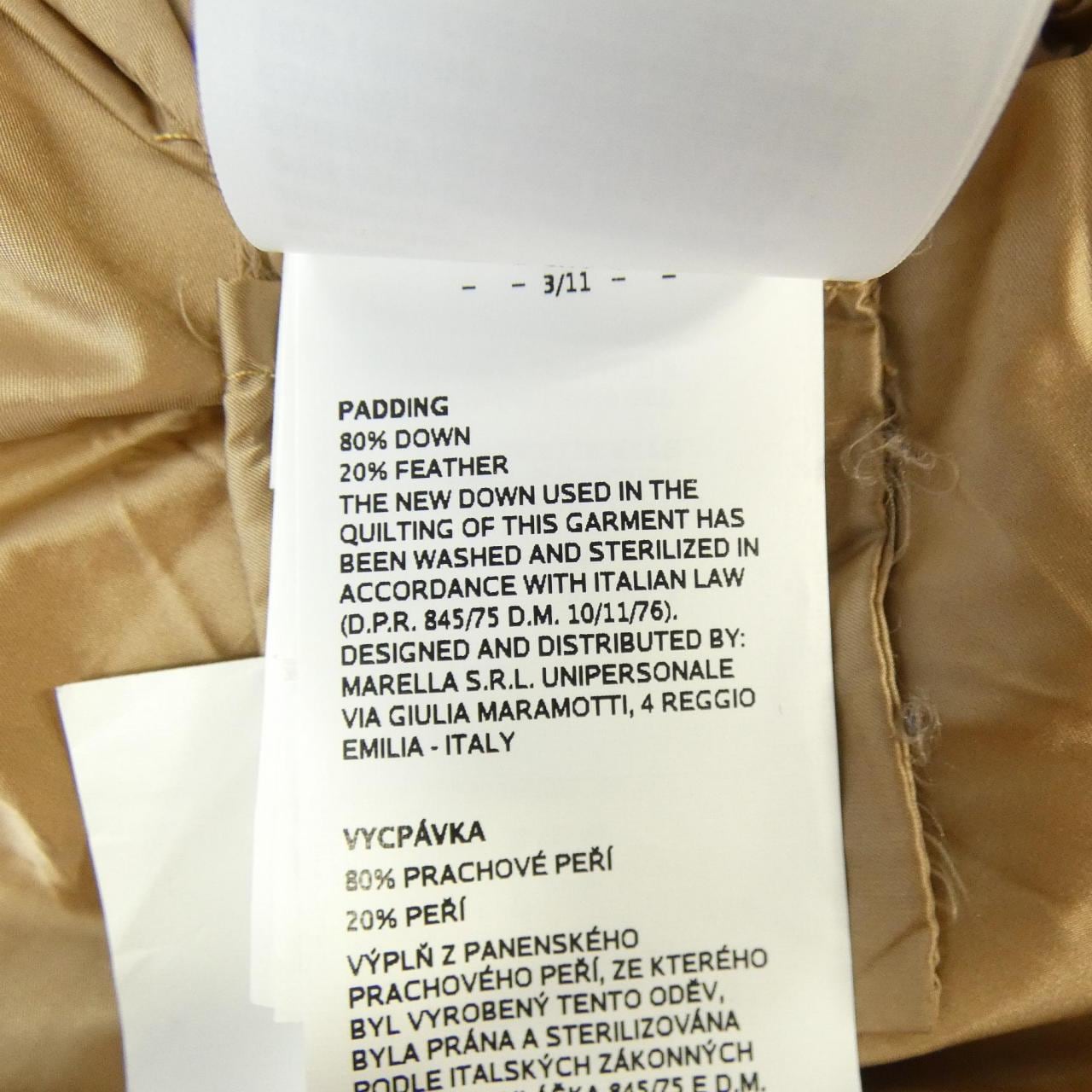 マレーラスポーツ MARELLA SPORT 348607092 ダウンジャケット