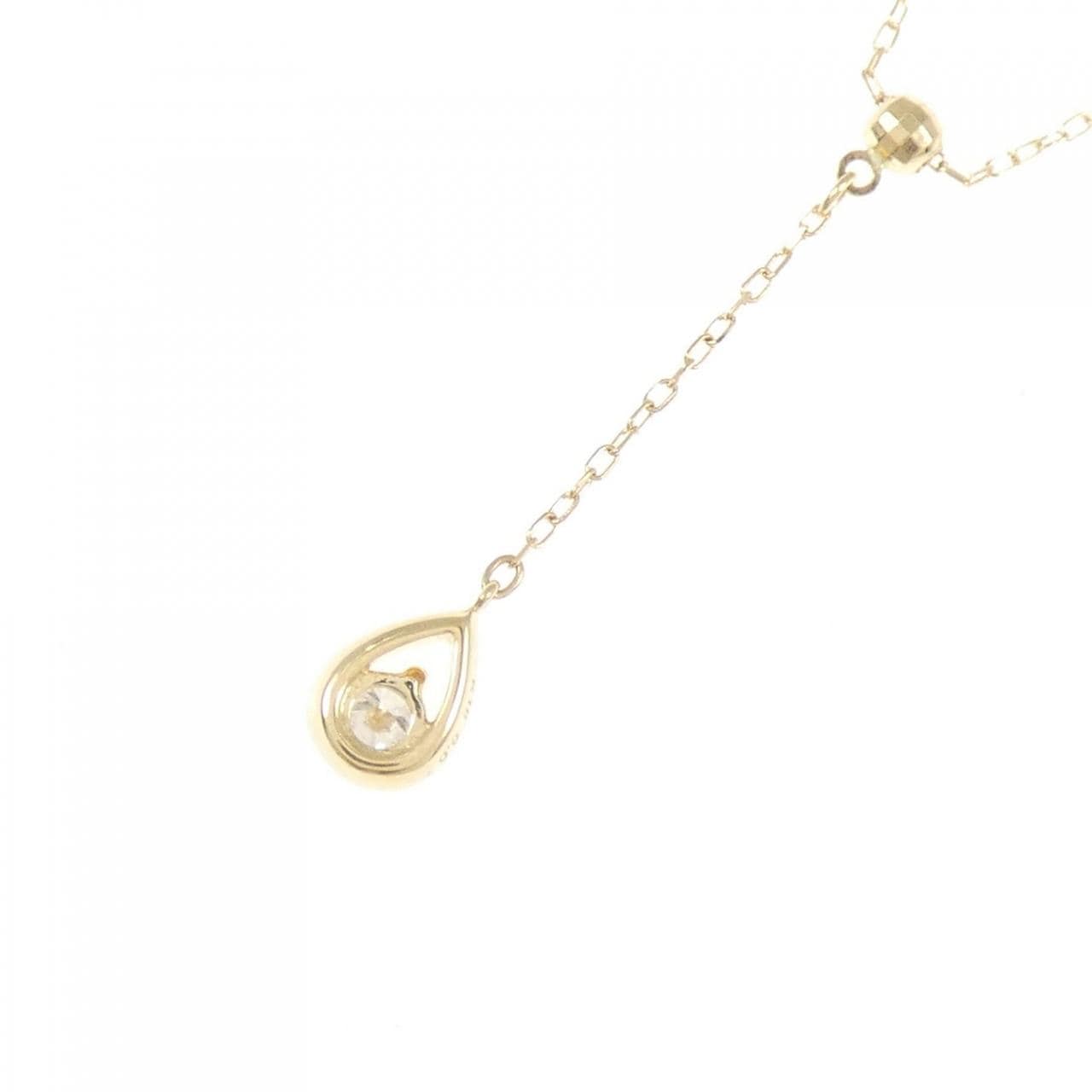 K18YG ダイヤモンド ネックレス 0.07CT