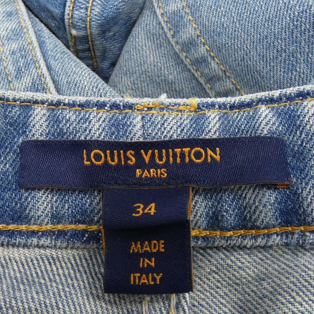 ルイヴィトン LOUIS VUITTON モノグラムパッチブーツカットジーンズ FOPX11GM1 ジーンズ