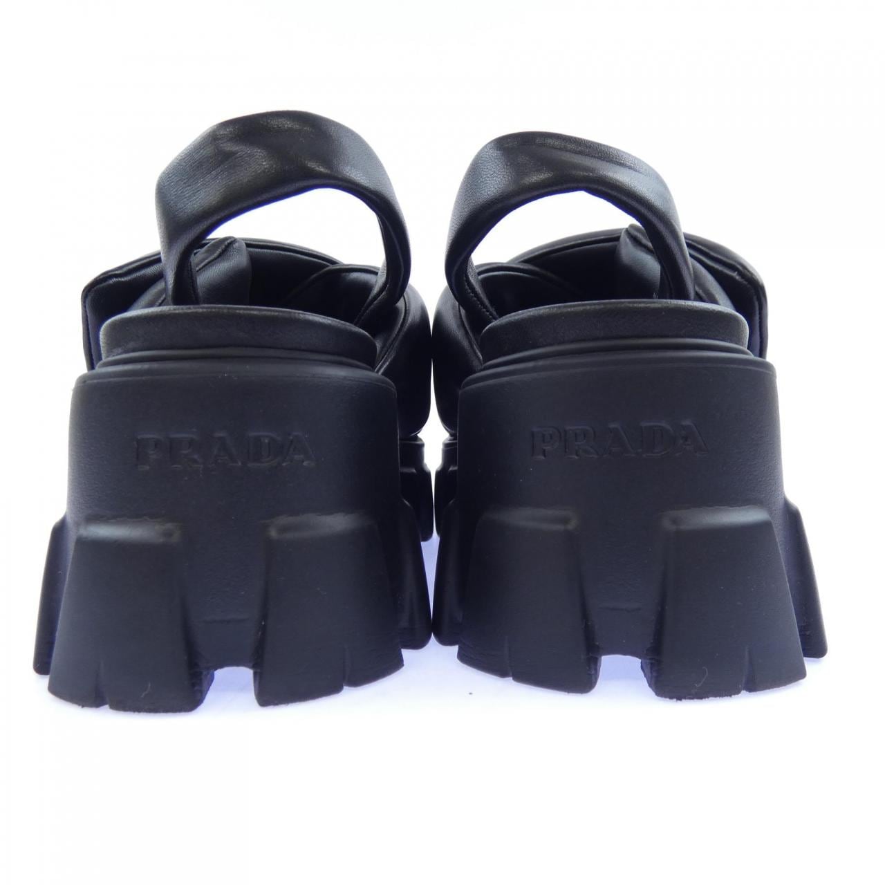 プラダ PRADA モノリス サンダル 1X123N トライアングルロゴ サンダル