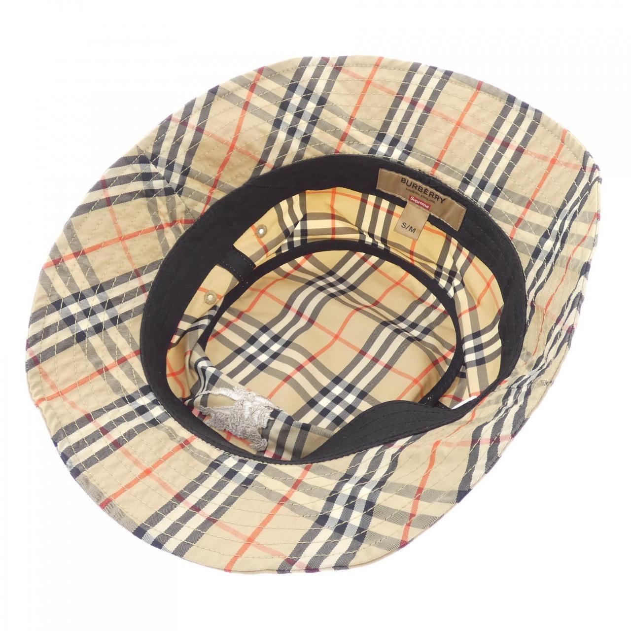シュプリーム SUPREME BURBERRY ハット