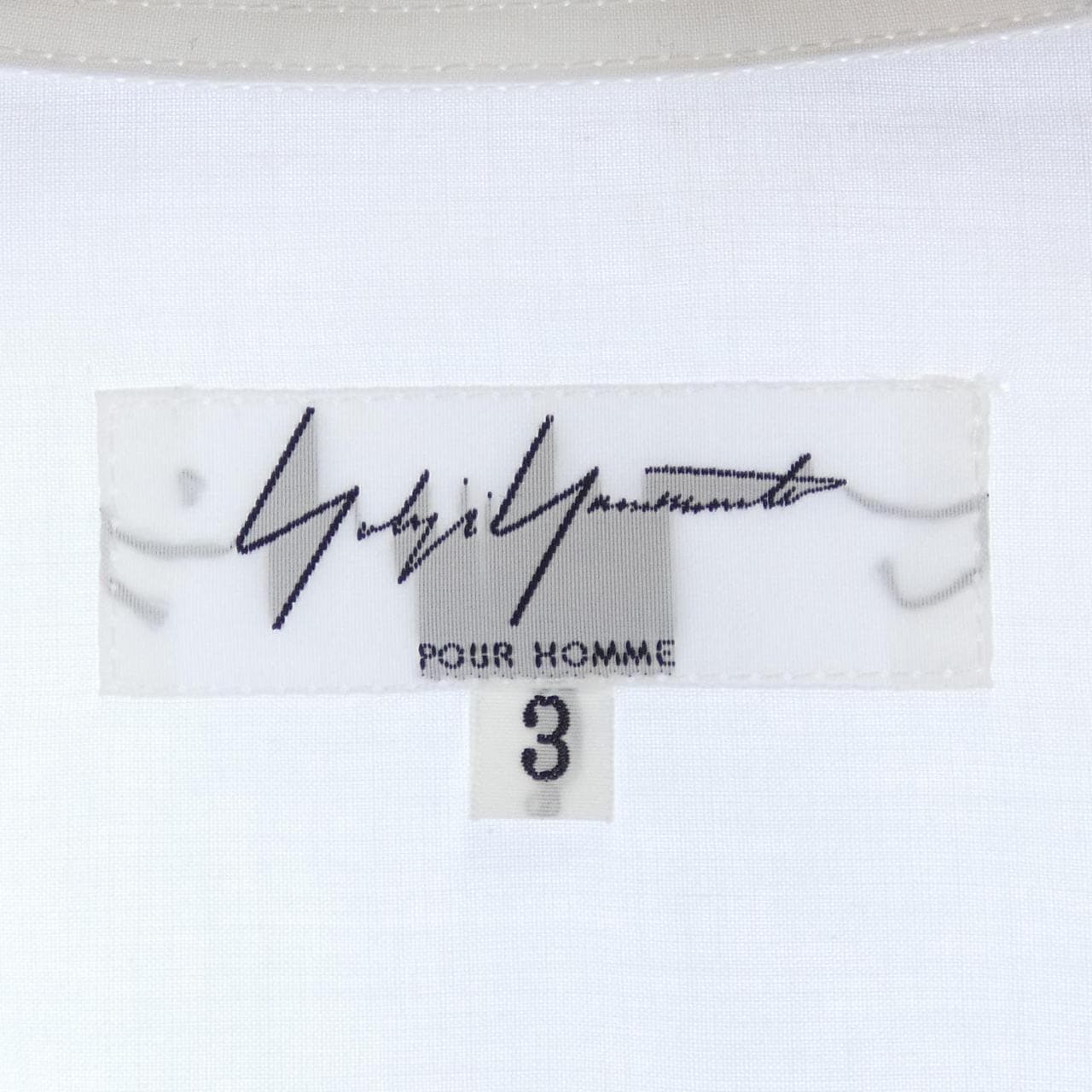 ヨウジヤマモトプールオム YOHJI YAMAMOTO POUR S／Sシャツ