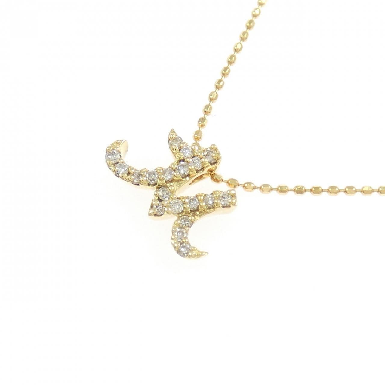 セイレーン　アズーロ ダイヤモンド ネックレス 0.09CT