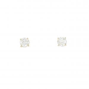 [Remake] K18YG/ST Diamond Earrings 0.227CT 0.230CT GH VS2 Good
