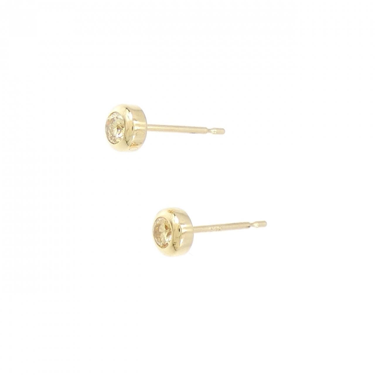 K18YG Diamond earrings 0.20CT