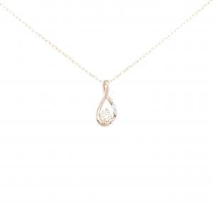 K18PG ダイヤモンド ネックレス 0.20CT
