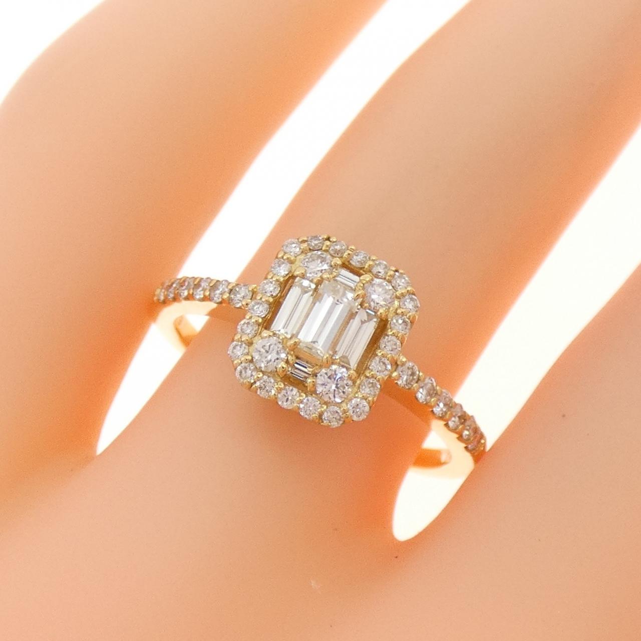 [新品] K18YG钻石0.50CT
