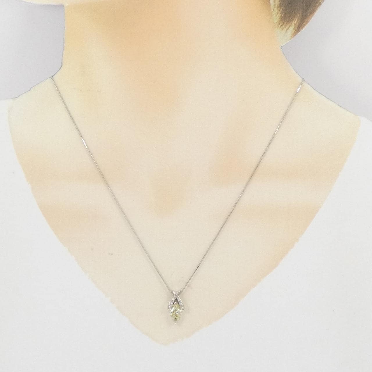 PT900/PT850 ダイヤモンド ネックレス 1.034CT