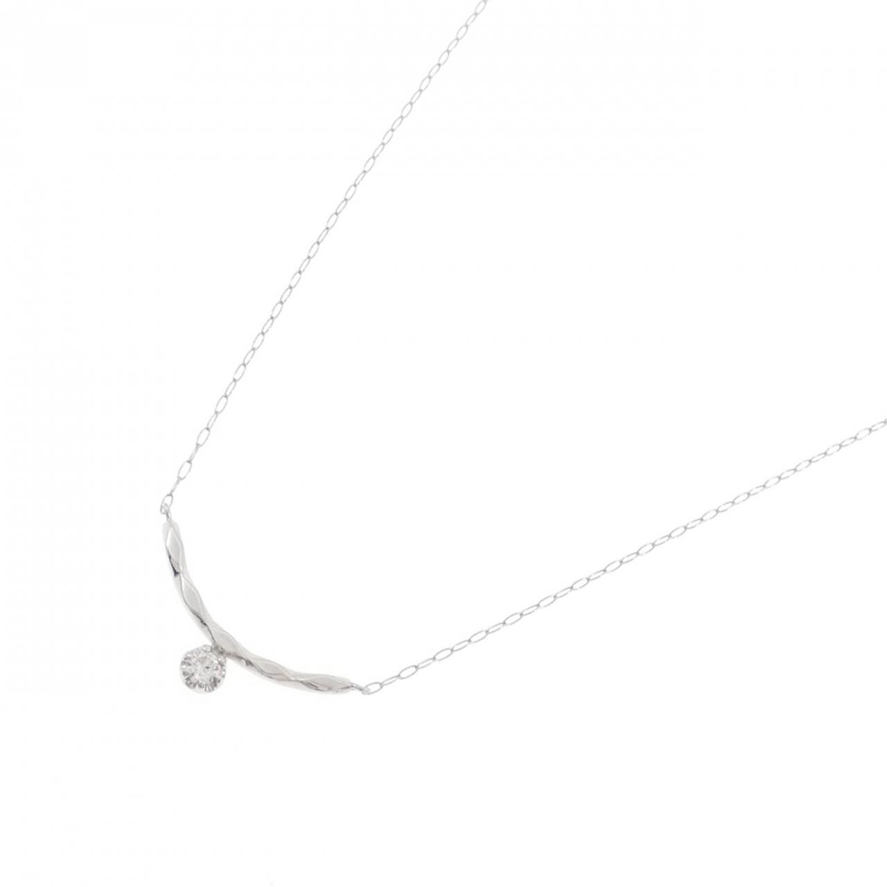 PT950/PT850 ダイヤモンド ネックレス 0.05CT
