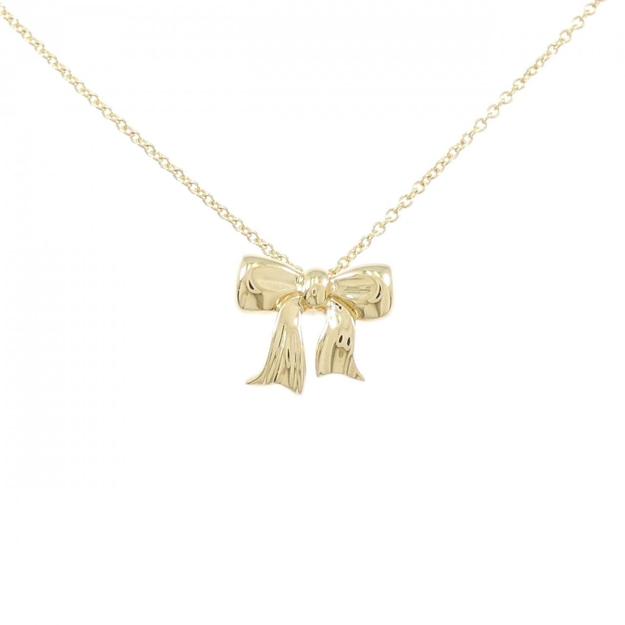 ティファニー ブルーボックスボウ ネックレス