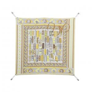 エルメス COLLIERS ET CHIENS カレ ウォッシュ 073453S スカーフ