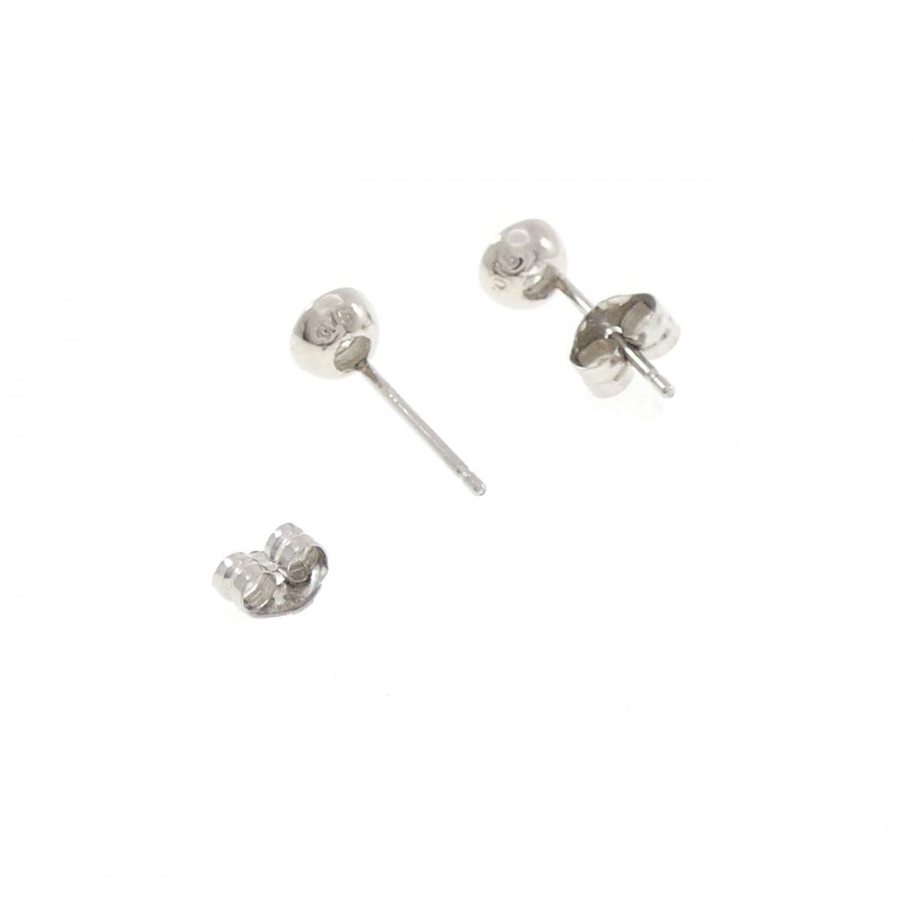 PT900 ソリティア ダイヤモンド ピアス 0.30CT