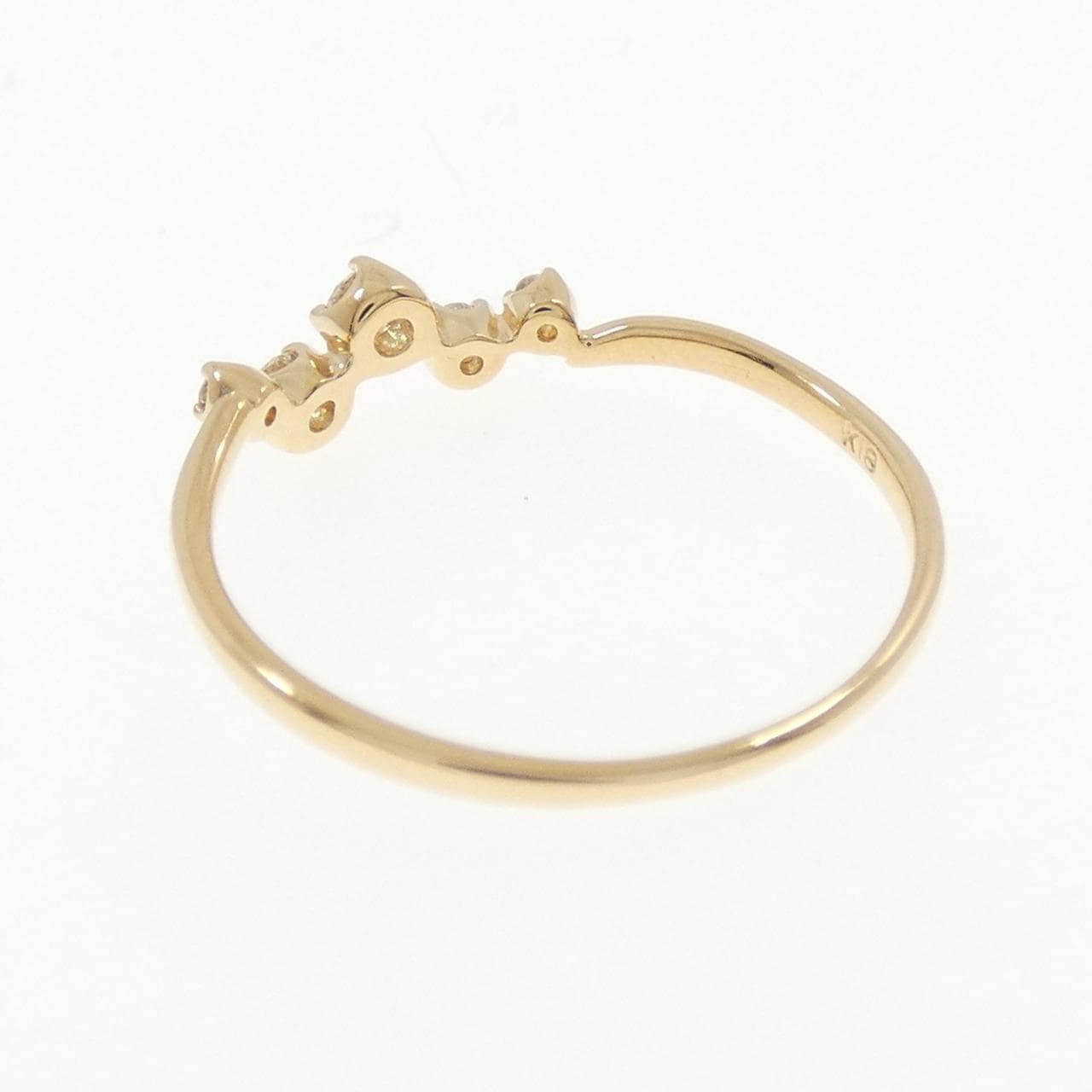 K18YG ダイヤモンド リング