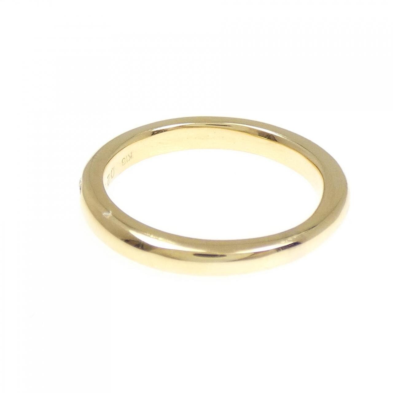 K18YG ダイヤモンド リング 0.2CT
