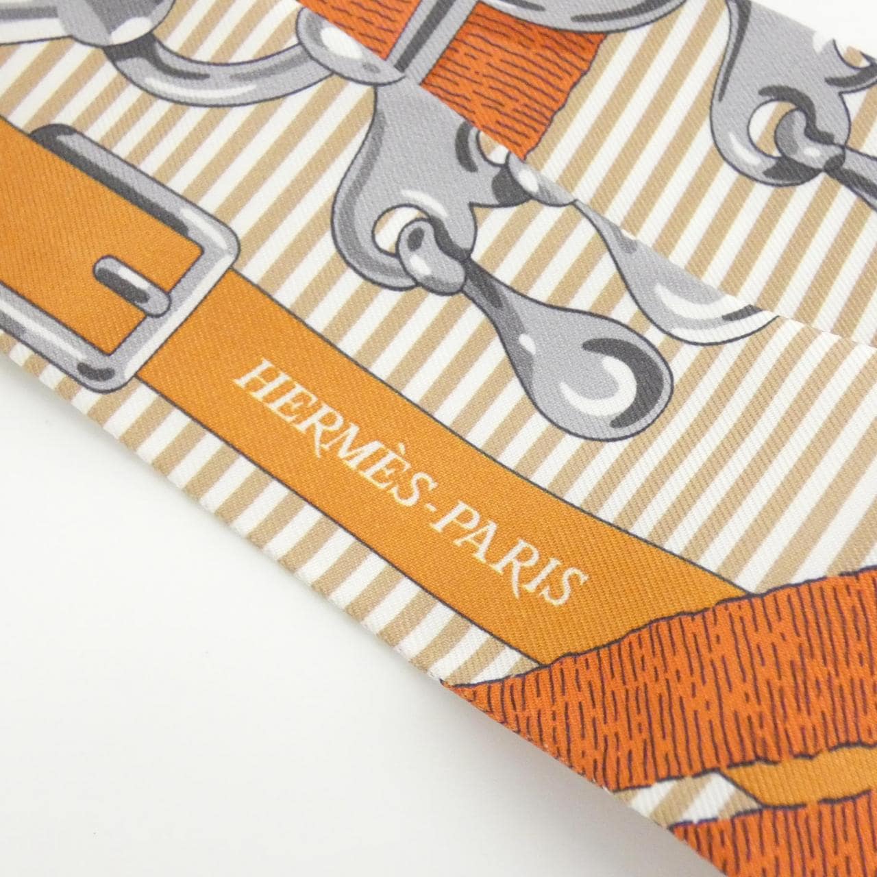 【未使用品】エルメス MORS A JOUETS CHEMISE ツイリー 063419S スカーフ