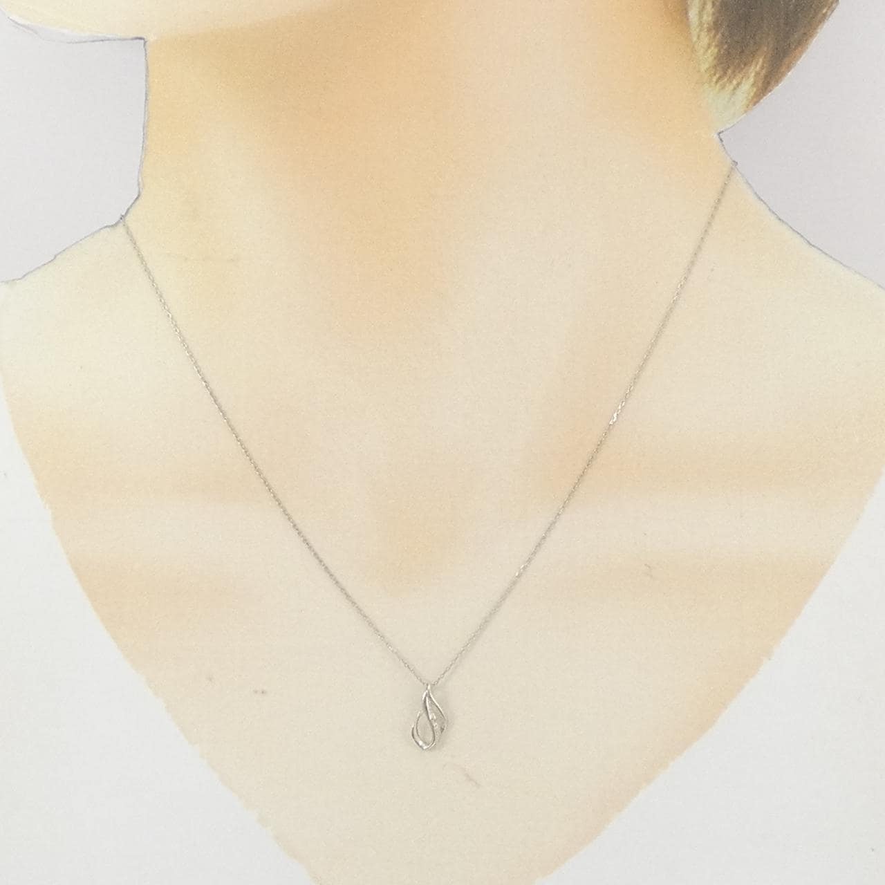 PT900/PT850 ダイヤモンド ネックレス 0.01CT
