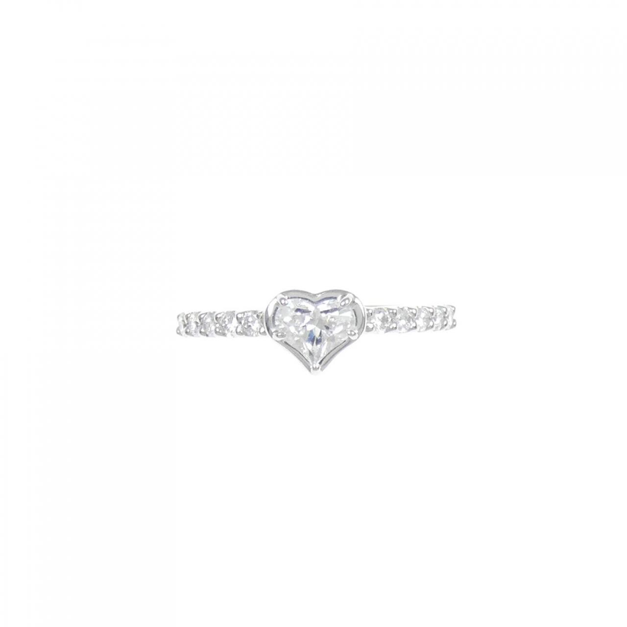 PT900 ハート ダイヤモンド リング 0.350CT
