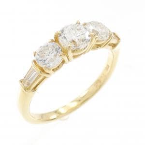 K18YG ダイヤモンド リング 1.08CT