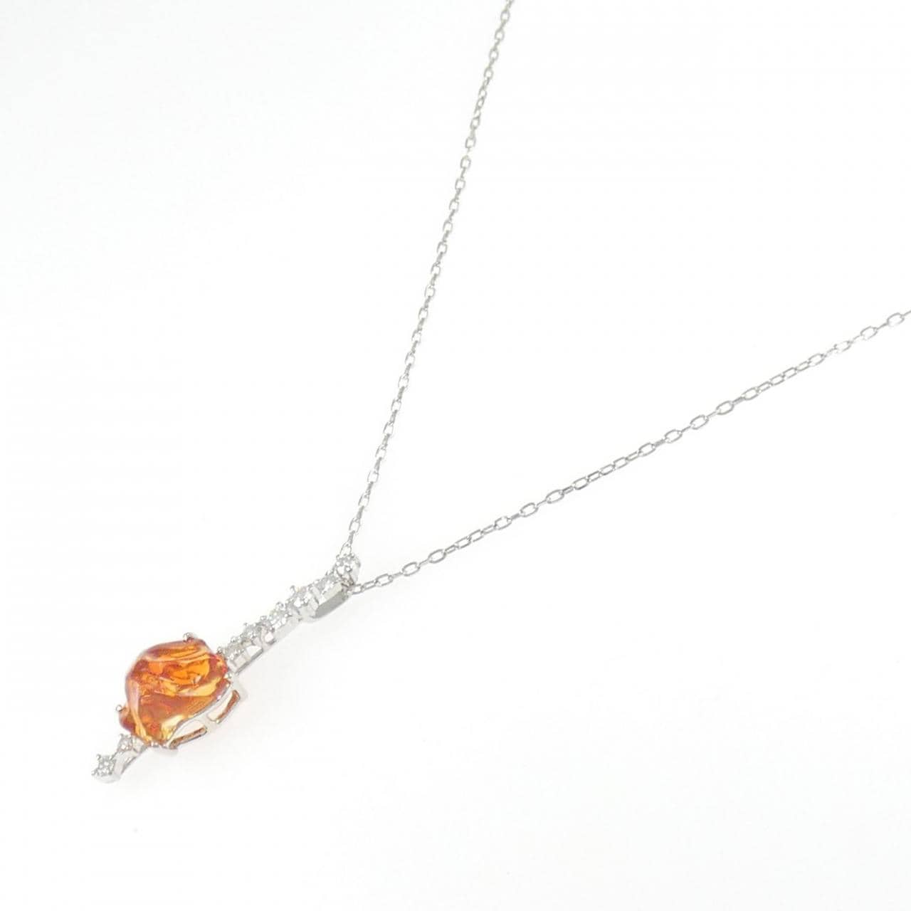 PT900/PT850 オパール ネックレス 1.73CT